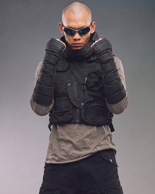 Wasteland Darkwear Waxed Cotton Arm Sleeves