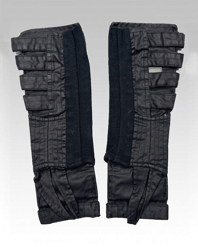 Wasteland Darkwear Waxed Cotton Arm Sleeves