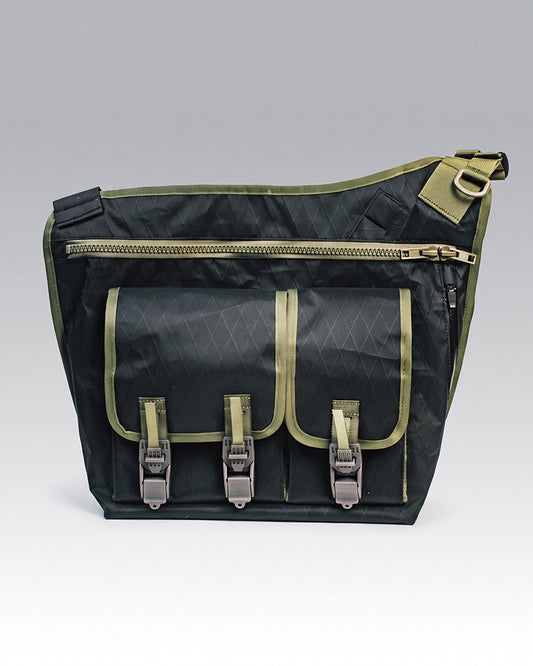 Water-Resistant Large-Capacity Techwear Messenger Bag