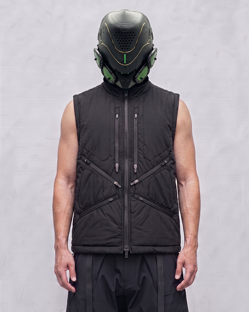 Multi-Pocket Windproof Insulated Techwear Vest