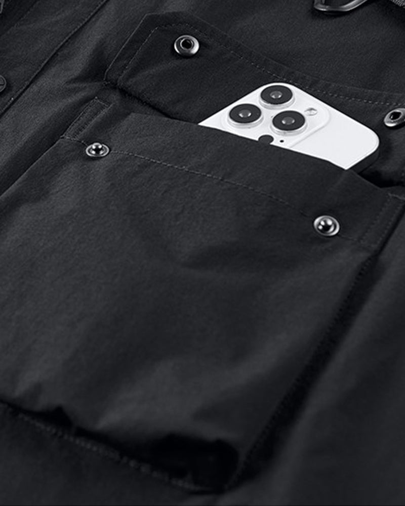 TEC-009｜Cyberpunk Tactical Techwear Set Top / Bottom