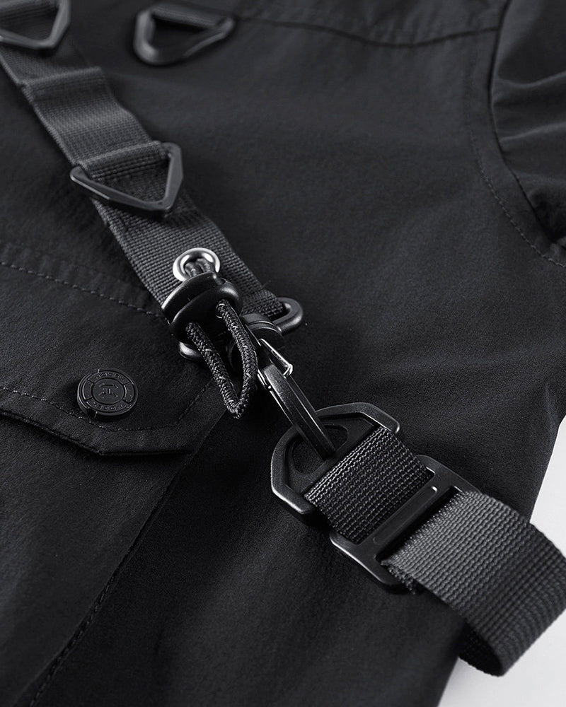 TEC-009｜Cyberpunk Tactical Techwear Set Top / Bottom
