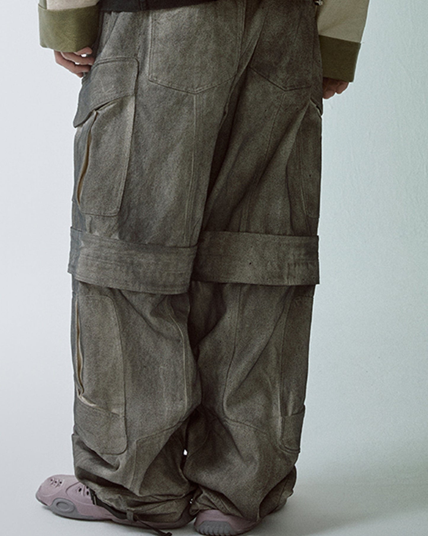 Retro Dirty Fit Double-Knee Cargo Pants