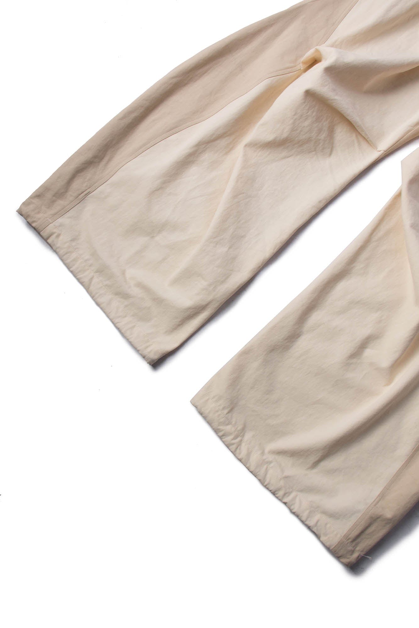 Spliced Crinkled Oversized Cargo Pants