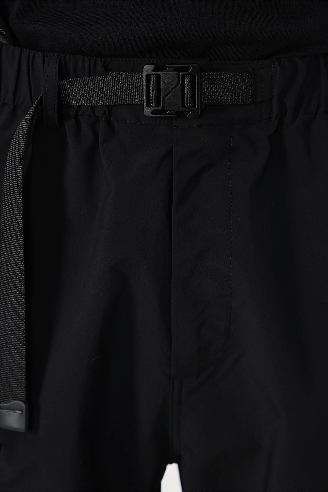 Multi-Pocket Drawstring Crinkled Pants