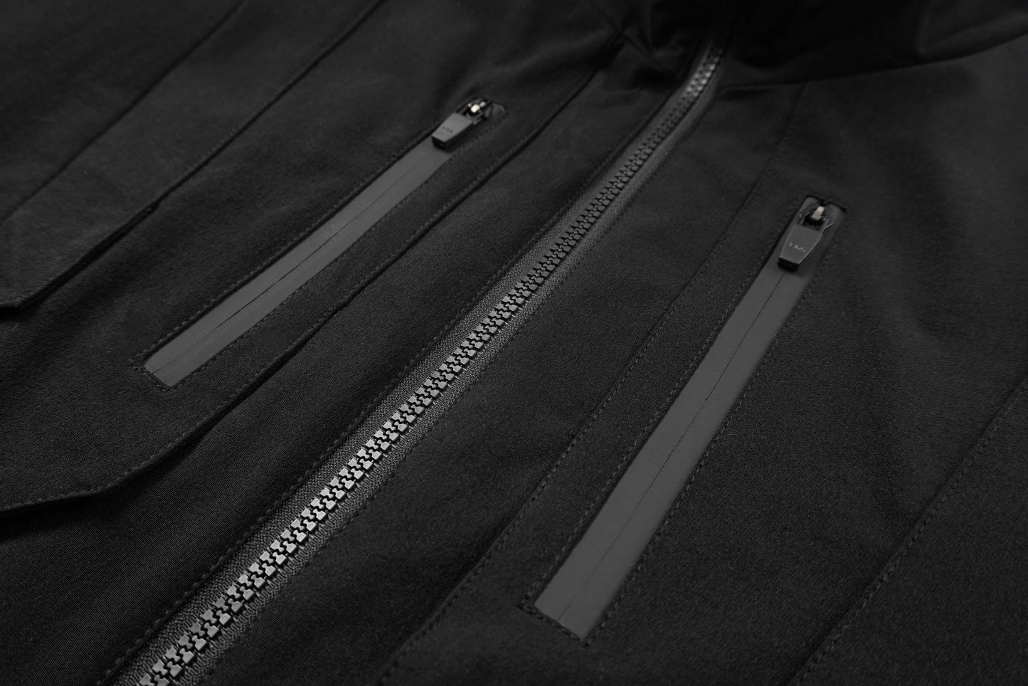 Double-Layer Multi-Pocket Stand Collar Jacket