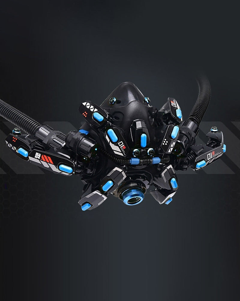Futuristic Cyberpunk Half Face Mask
