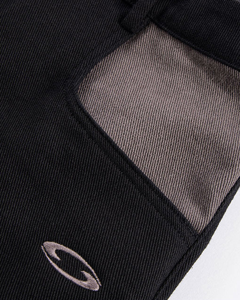 Contrast Panel Utility Cargo Pants