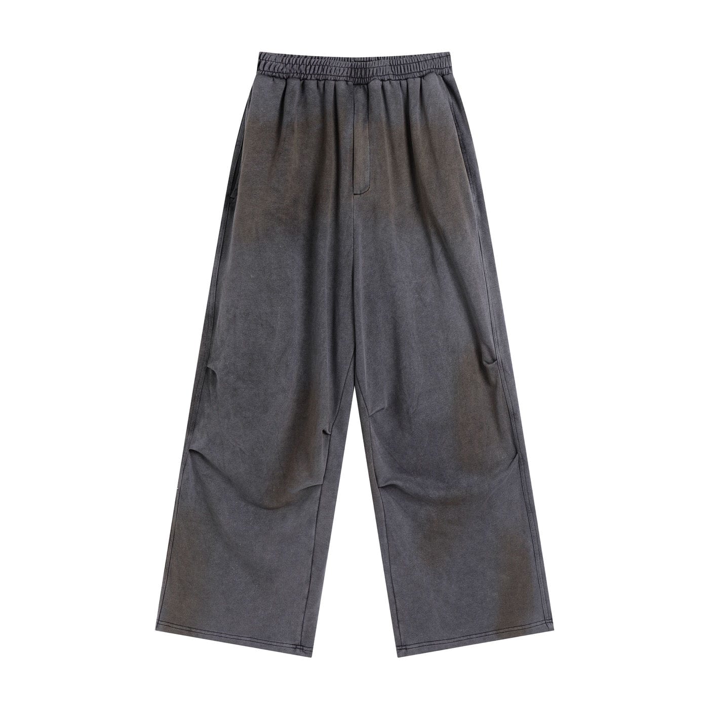 Distressed Crinkled Baggy Sweatpants