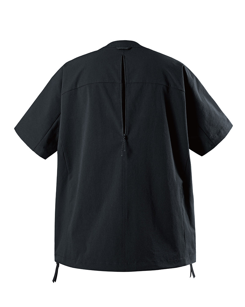 Magnetic Quick-Release Collar Zip Techwear Short-Sleeve Jacket