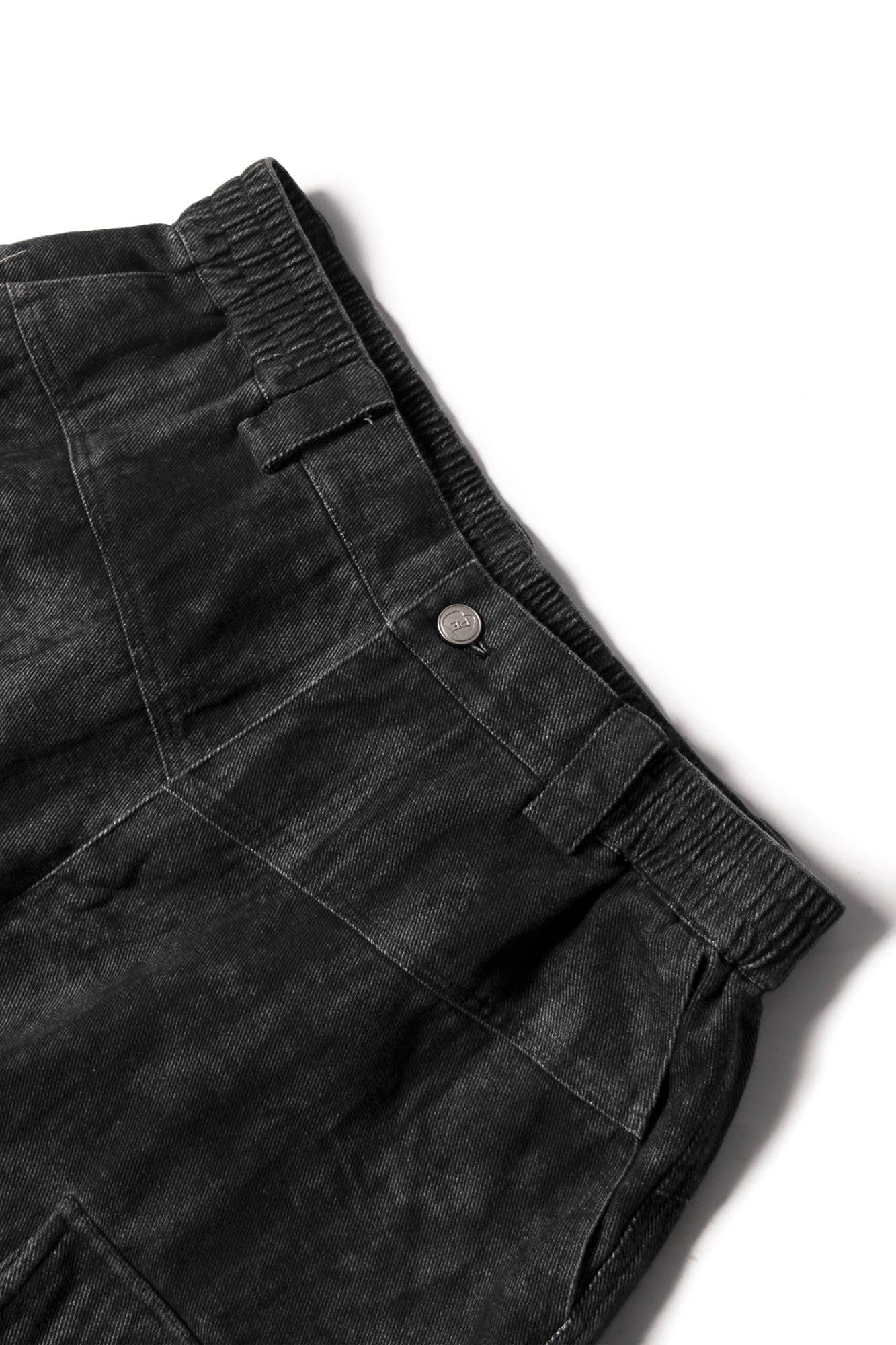 Tie-Dye Multi-Pocket Pleated Straps Cargo