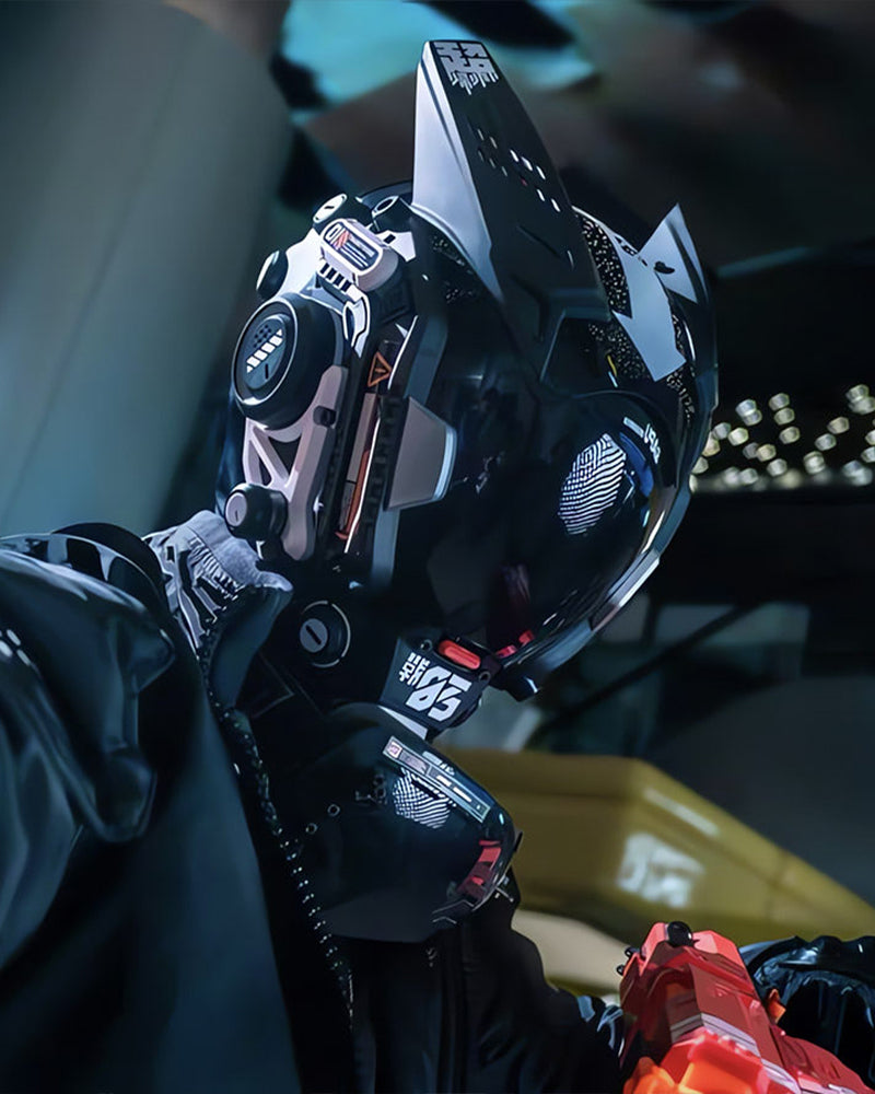 Futuristic Cosplay Cyberpunk Helmet Mask