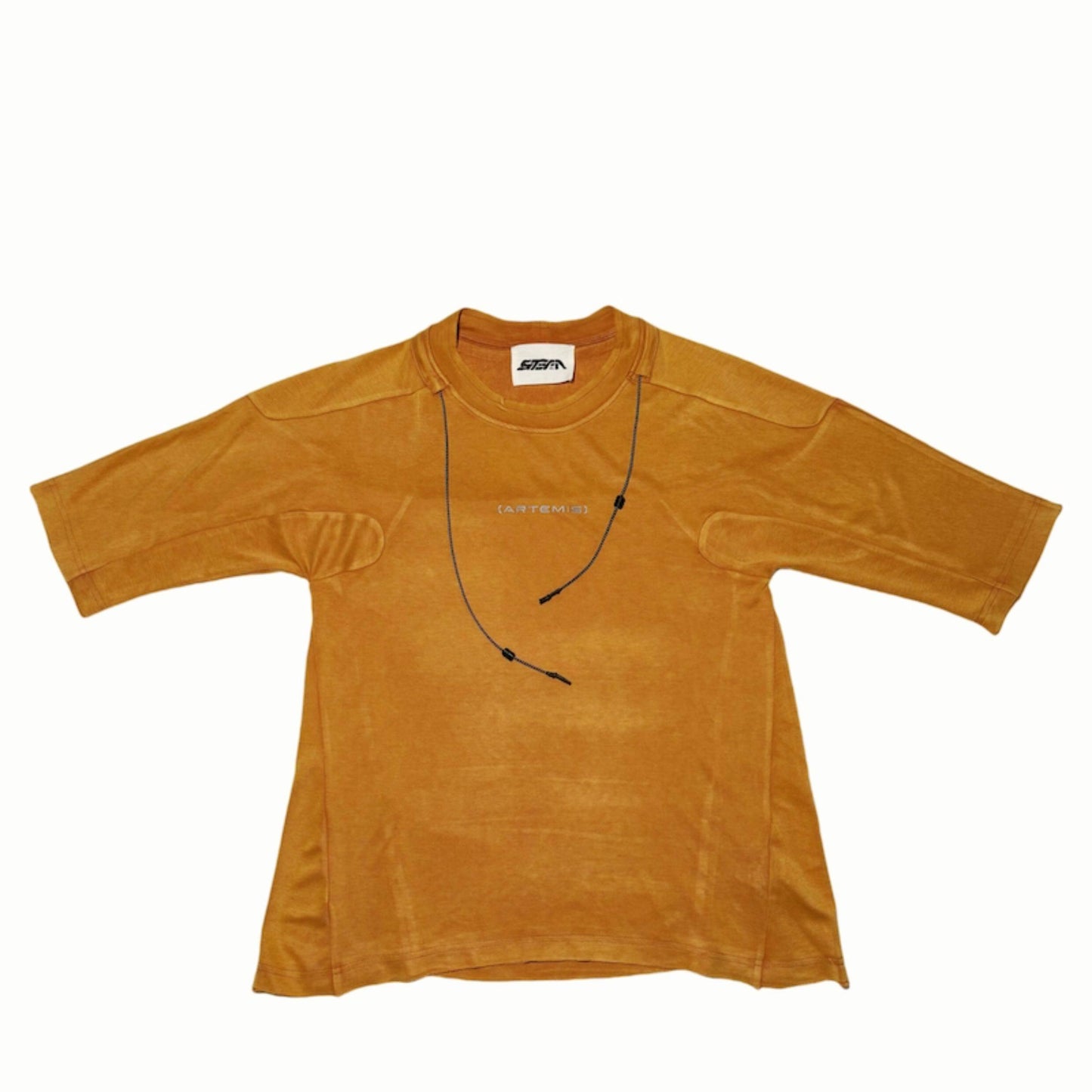 Wasteland Style Patchwork Drawstring T-Shirt
