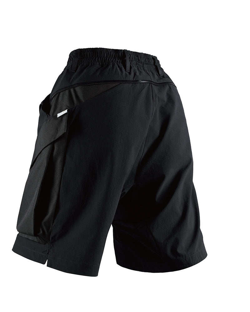 Half-Zip Thermal-Dynamics Techwear Shorts