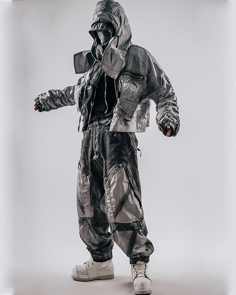 Post-Apocalyptic Men's Techwear Wasteland Cargo Pants
