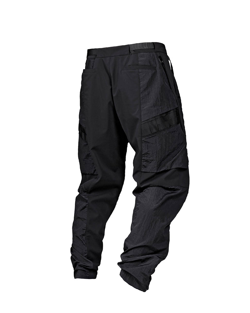 Dual-Mode Zippered Layered-Pocket Water-Repellent Techwear Pants