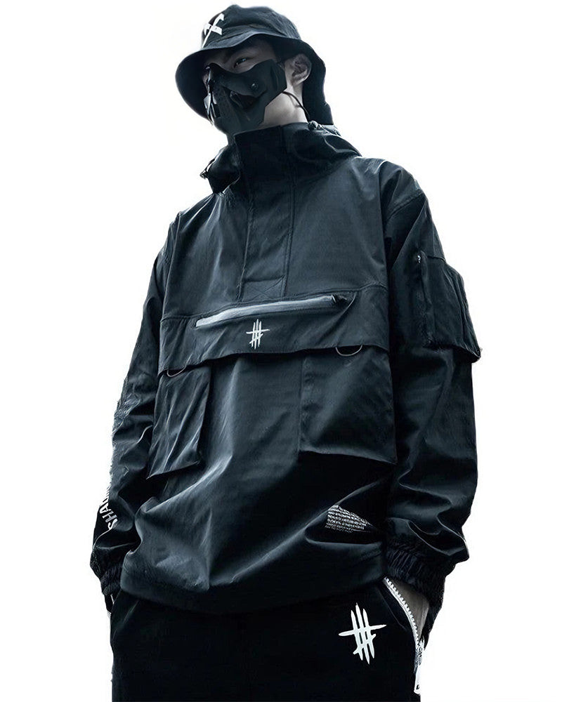 Streetwear Pocket Urban Hooded Jacket