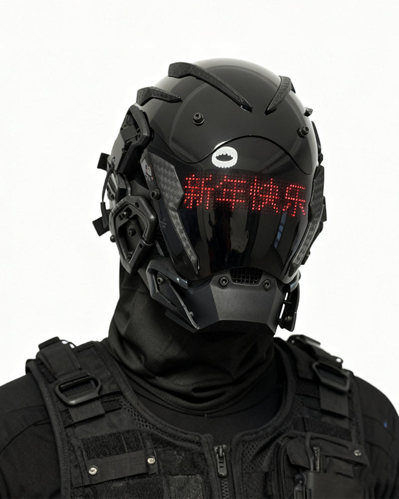 Headwear/ Cyberpunk LED Mask