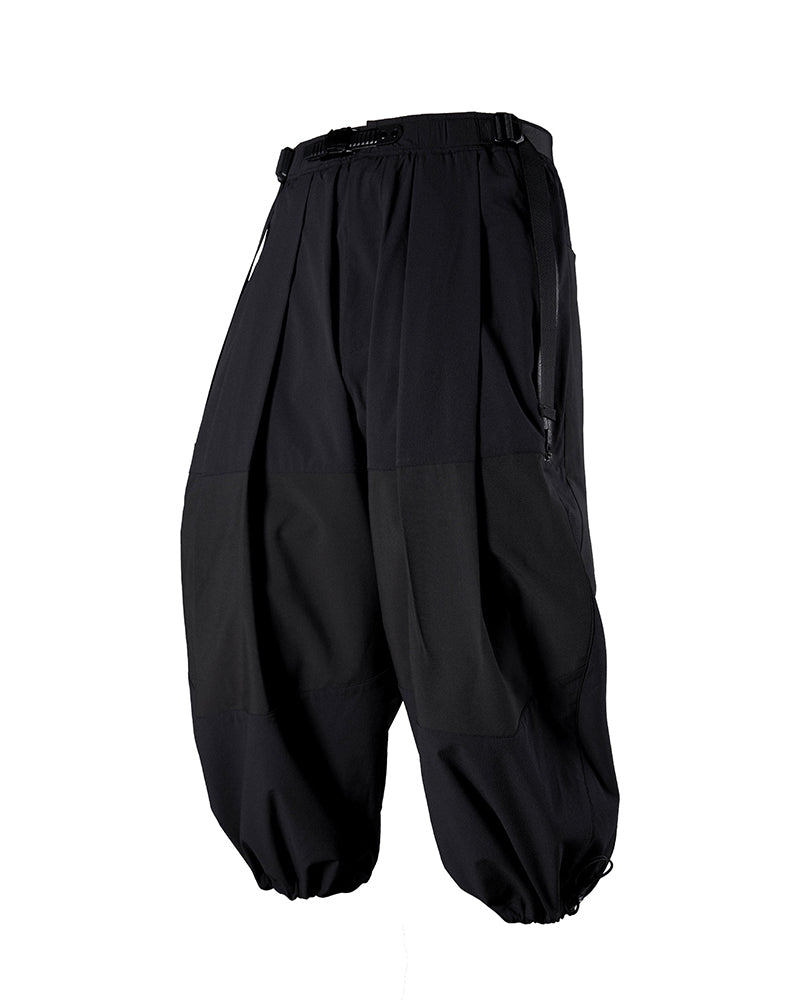 Dual-Zip Water-Repellent Lightweight Techwear Cropped Pants