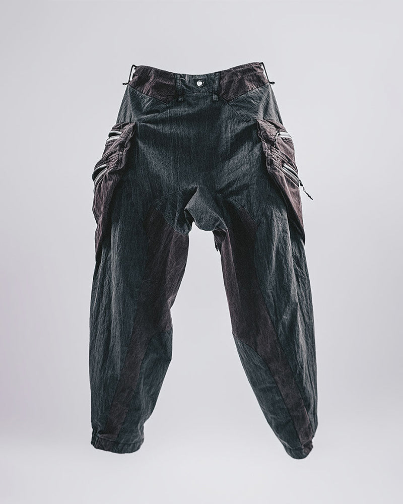 Wasteland Two-Tone Parachute Cargo Pants