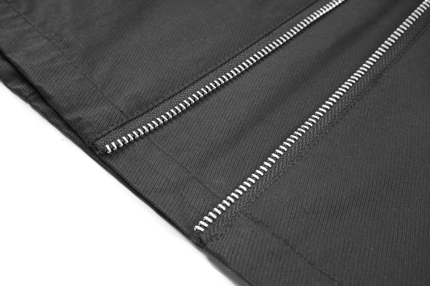 Center-Zip Utility Shorts