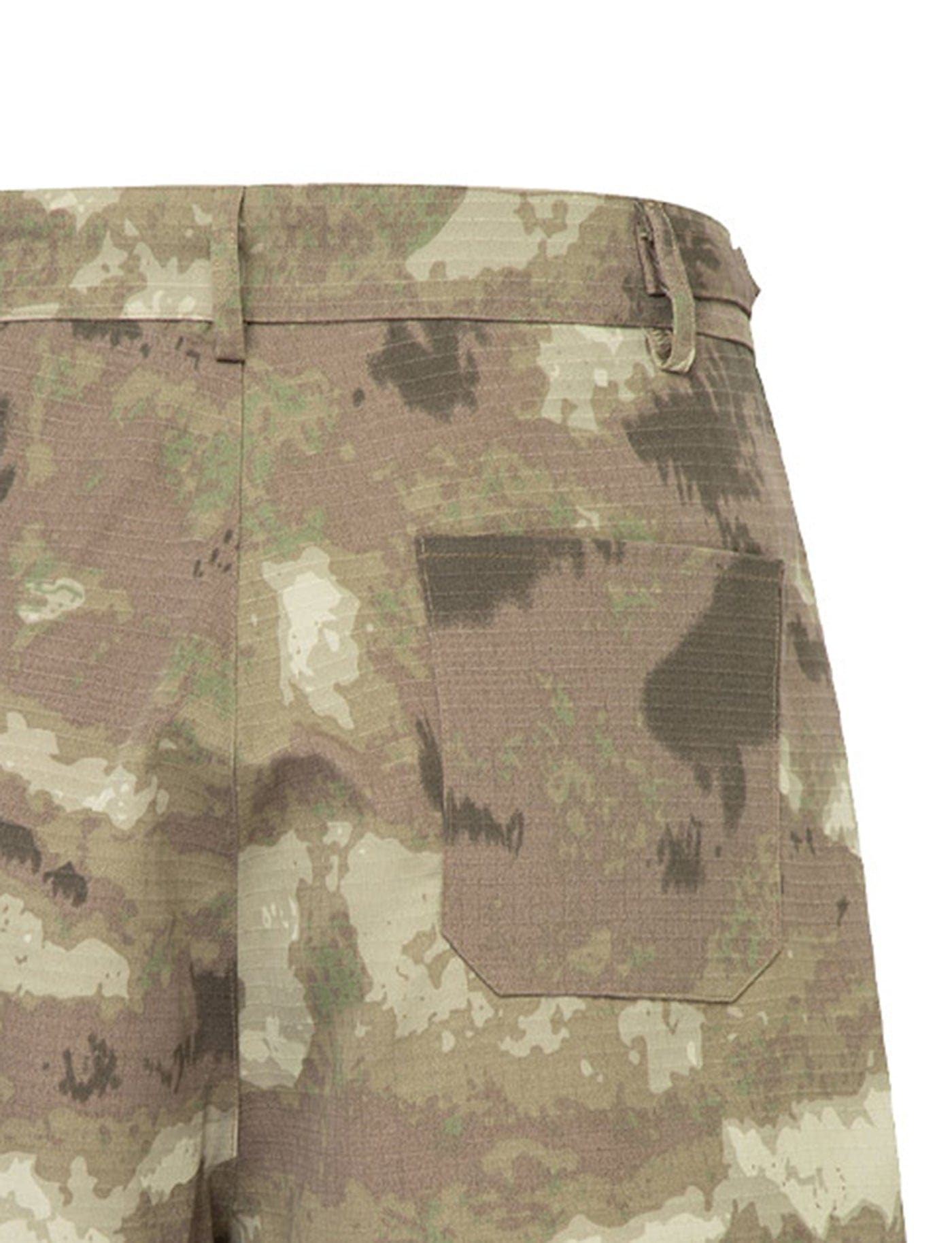 Retro Camo Multi Pocket Buckle Shorts