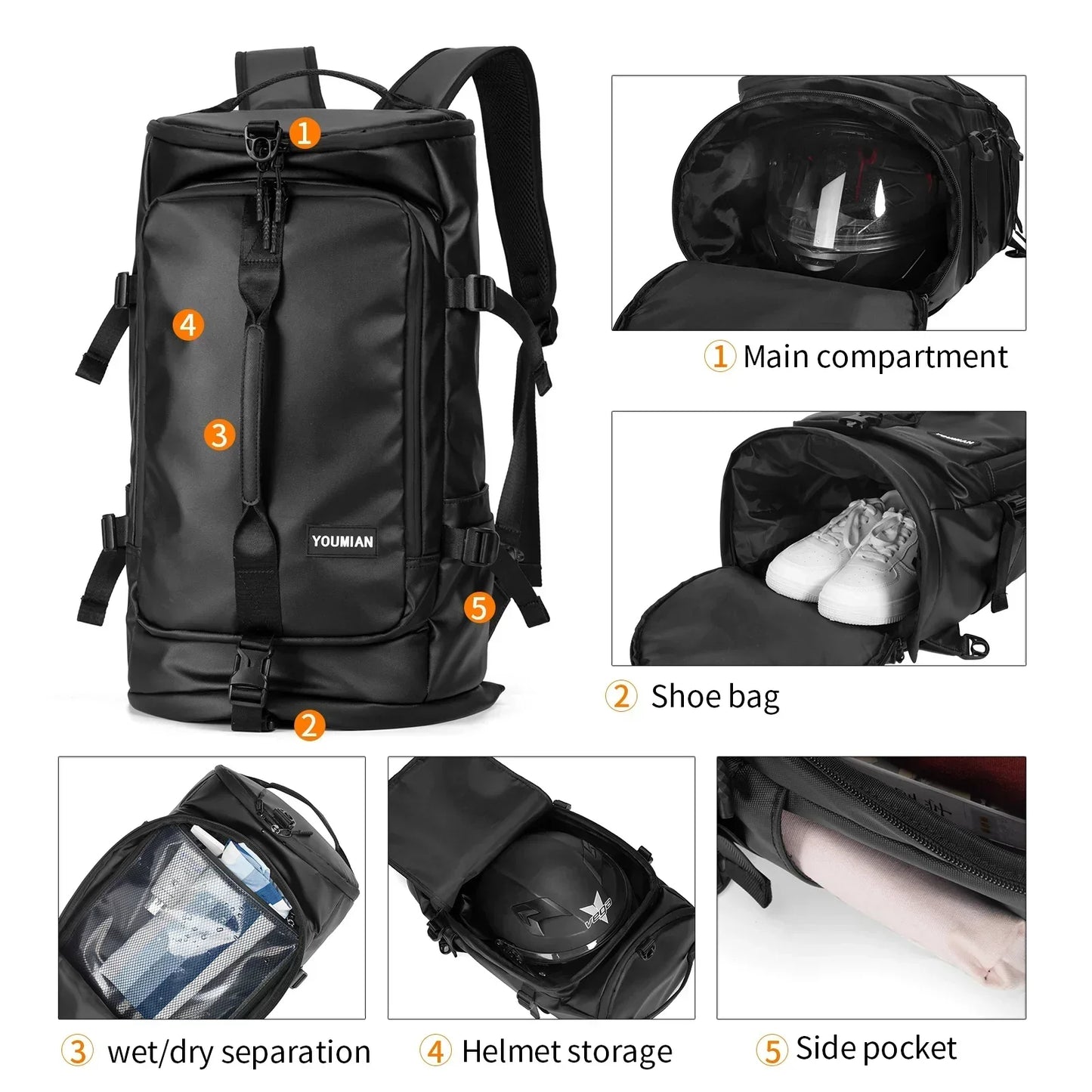Functional Outdoor Techwear Backpack