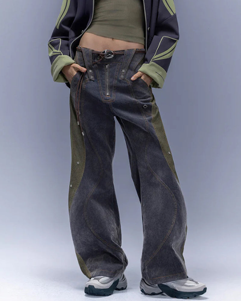 CBP-039-X｜Cyberpunk Techwear Set Top / Bottom