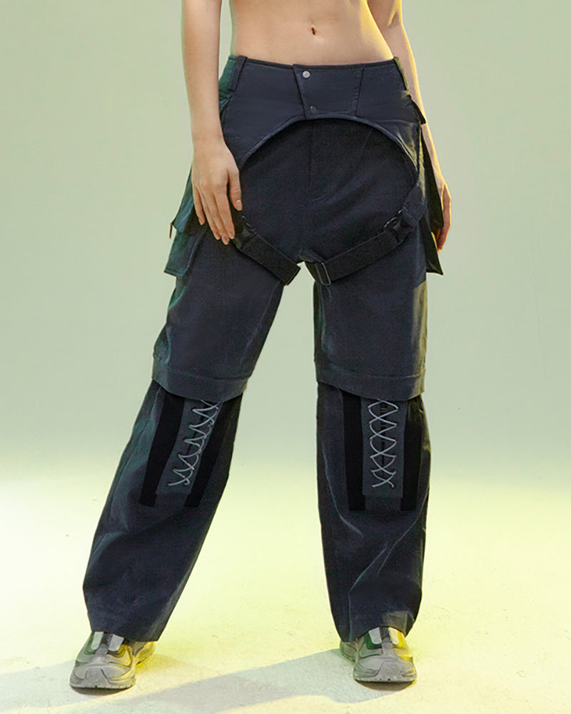 CBP-041-X｜Cyberpunk Techwear Set Top / Bottom