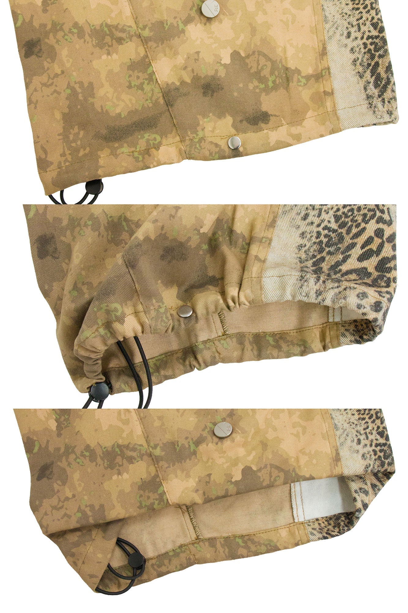 Leopard Panel Camo Cargo