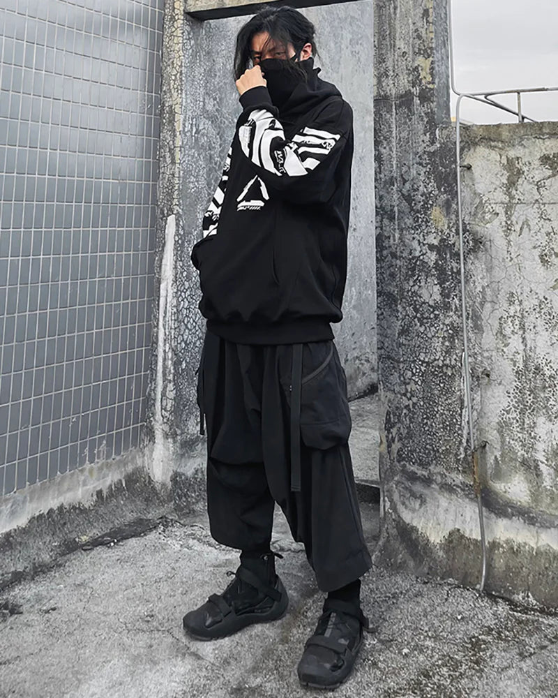 Cyberpunk City Futuristic Sci-Fi Hoodie