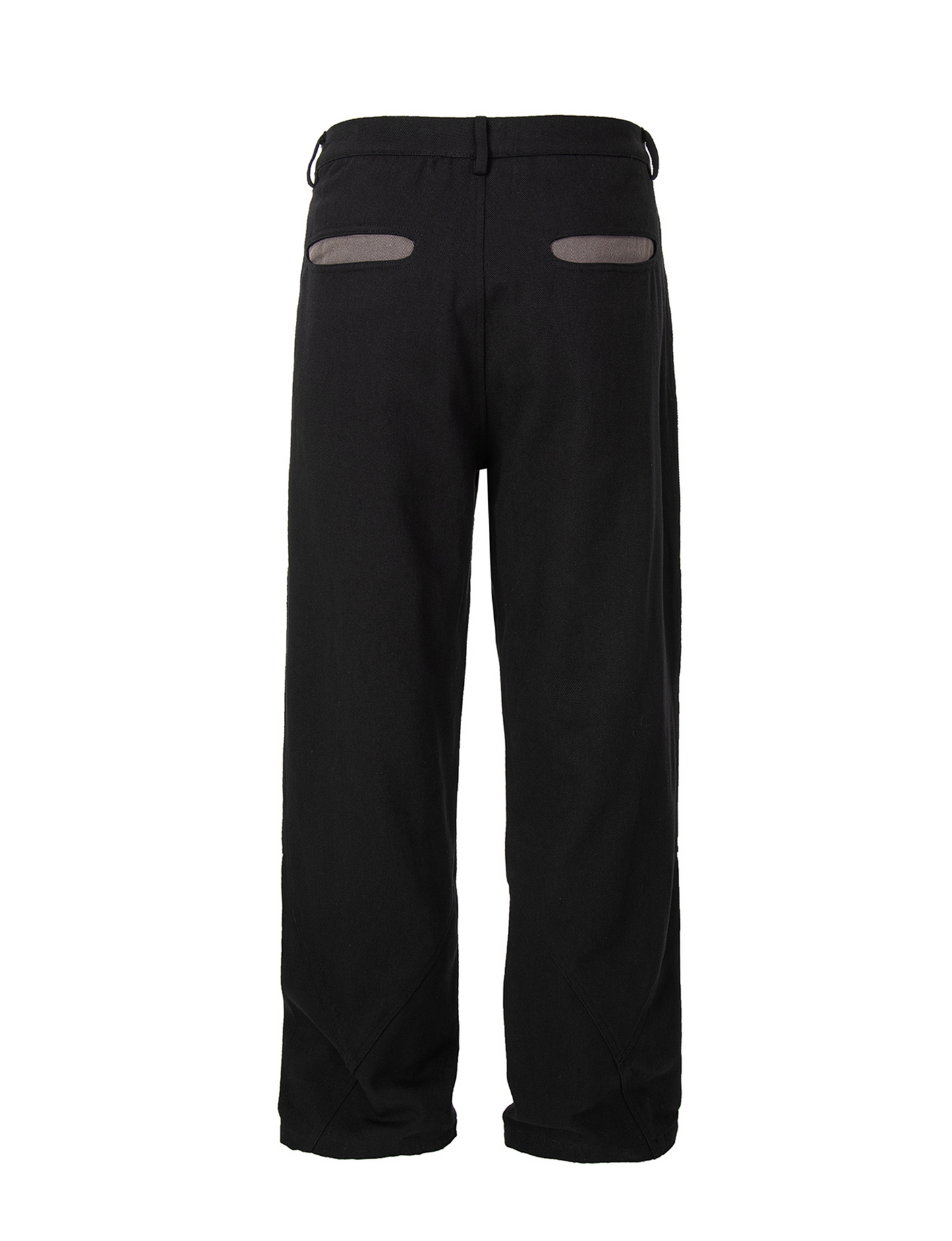 Paneled Contrast Embroidered LOGO Pants