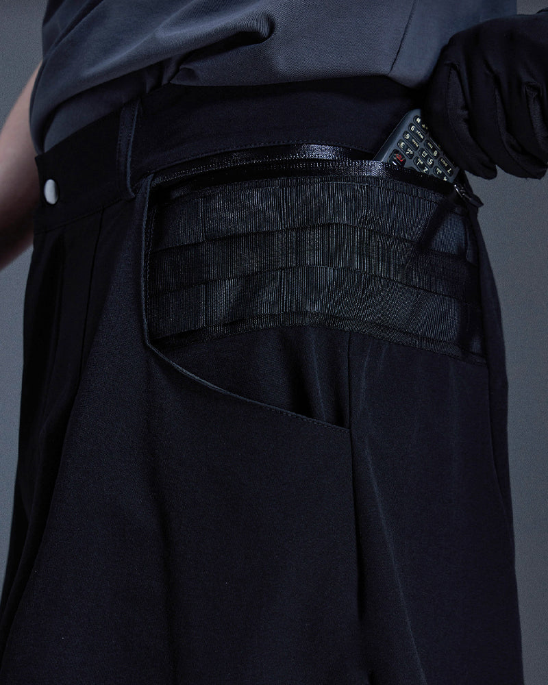 Molle-System Crinkled Water-Repellent Tactical Balloon Pants