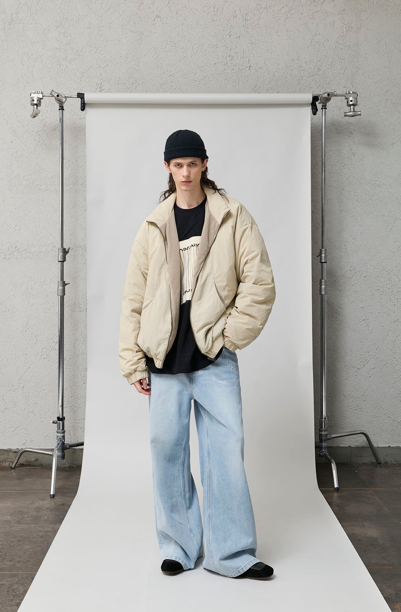 Reversible Water Repellent Down Jacket
