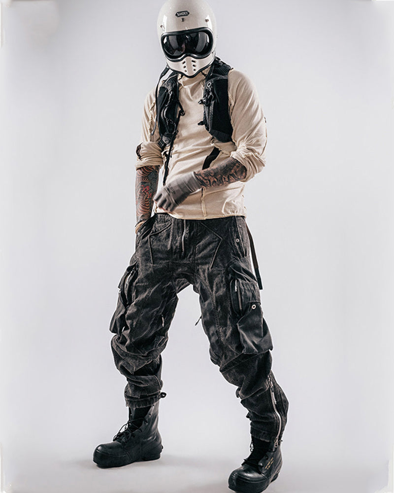 Post-Apocalyptic Techwear Long-Sleeve Tee