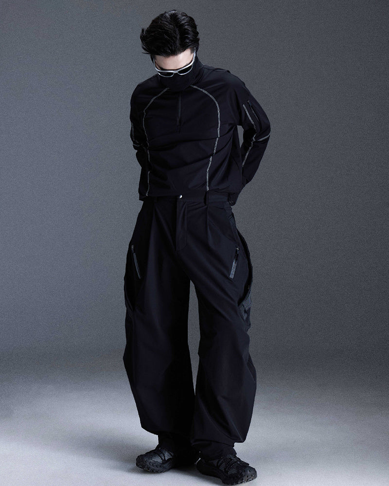 Water-Repellent Hiking Techwear Long-Sleeve Tee