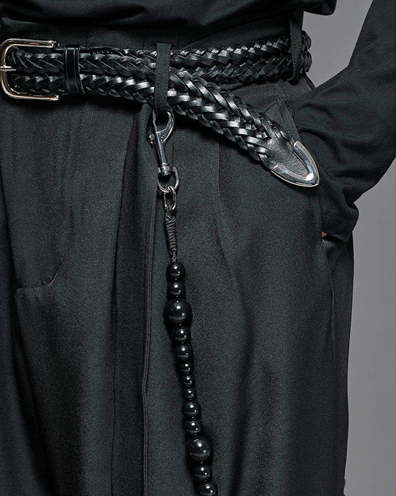 Modern Japanese Wide Leg Straight Cut Hakama Pants