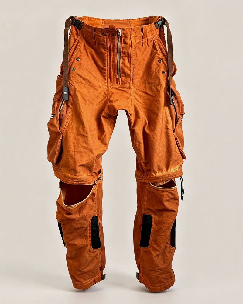 Wasteland 3D Pocket Distressed Convertible Cargo Pants