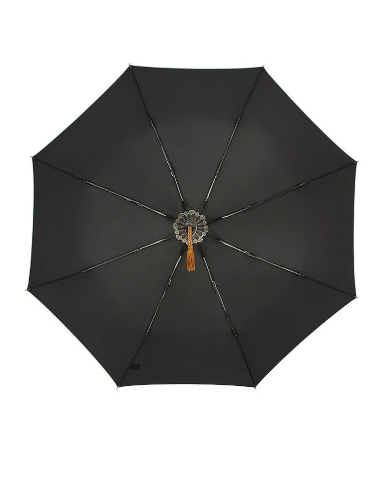 Cyberpunk Techwear Mini Katana Umbrella