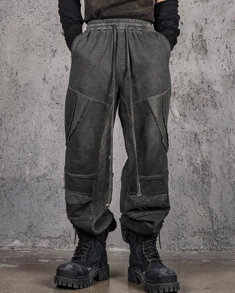 Distressed Demon Clad Deconstructed Pants
