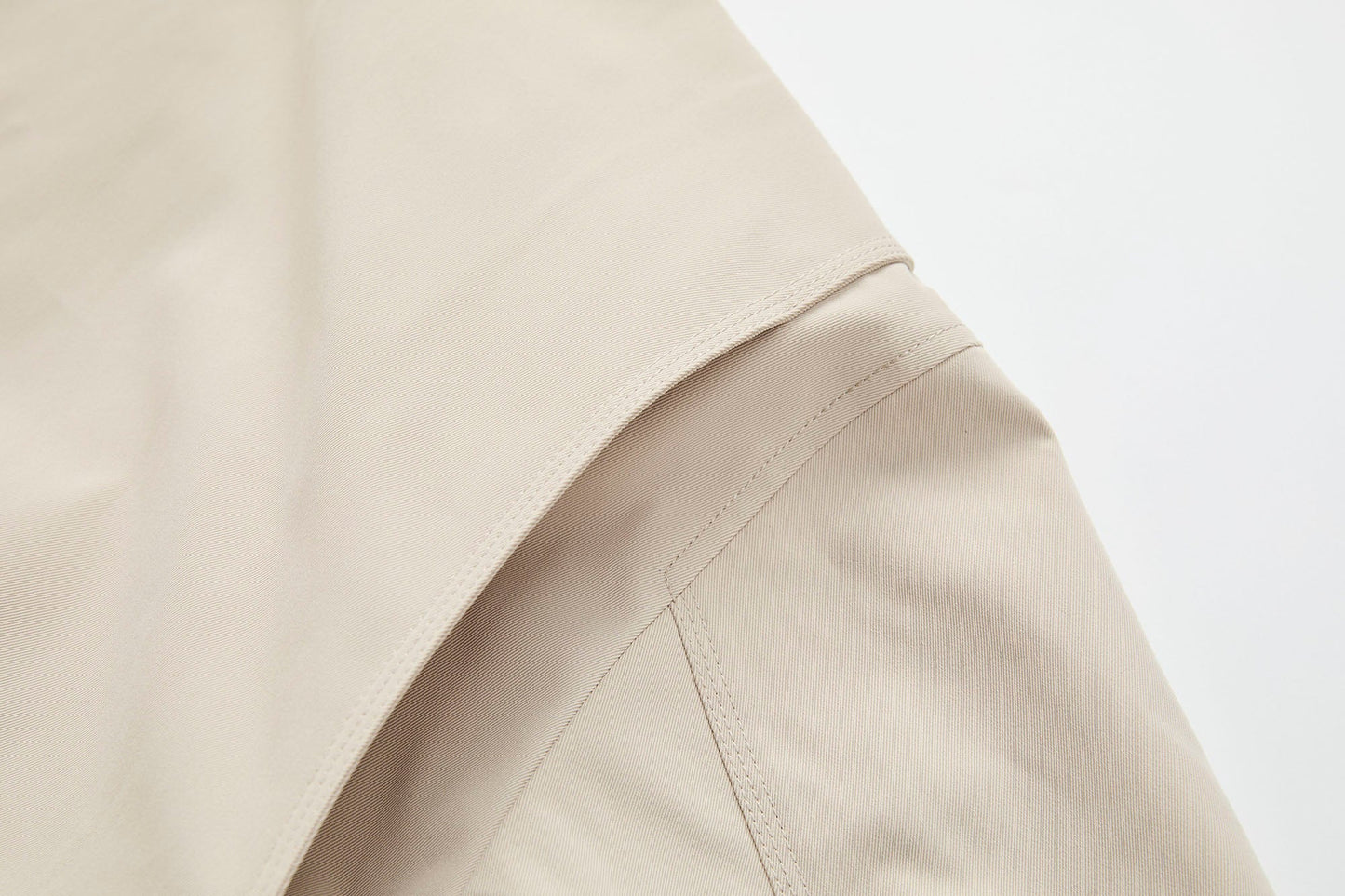 Stand Collar PU Drawstring Jacket