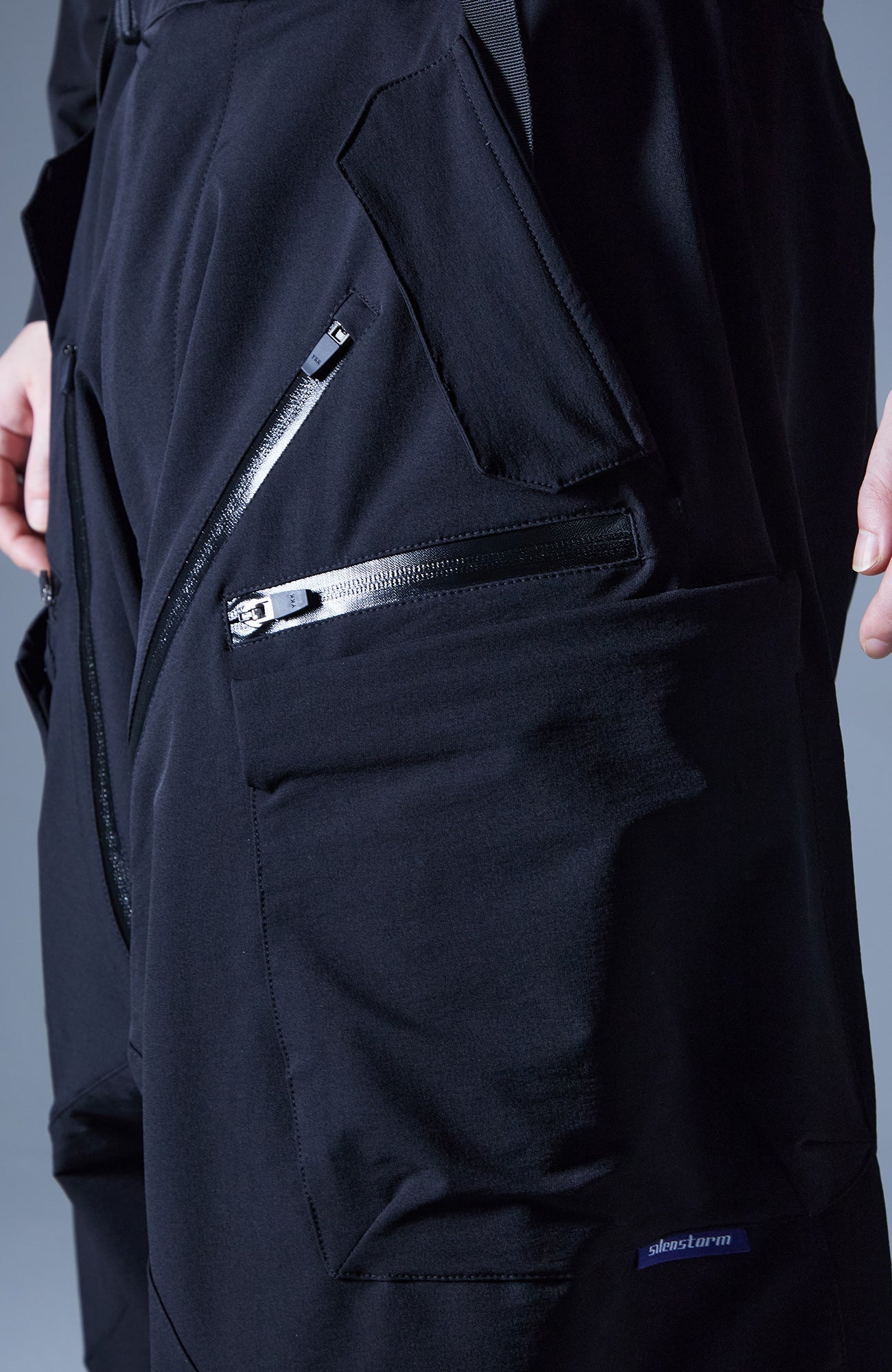 Techwear Drop-Crotch Trousers