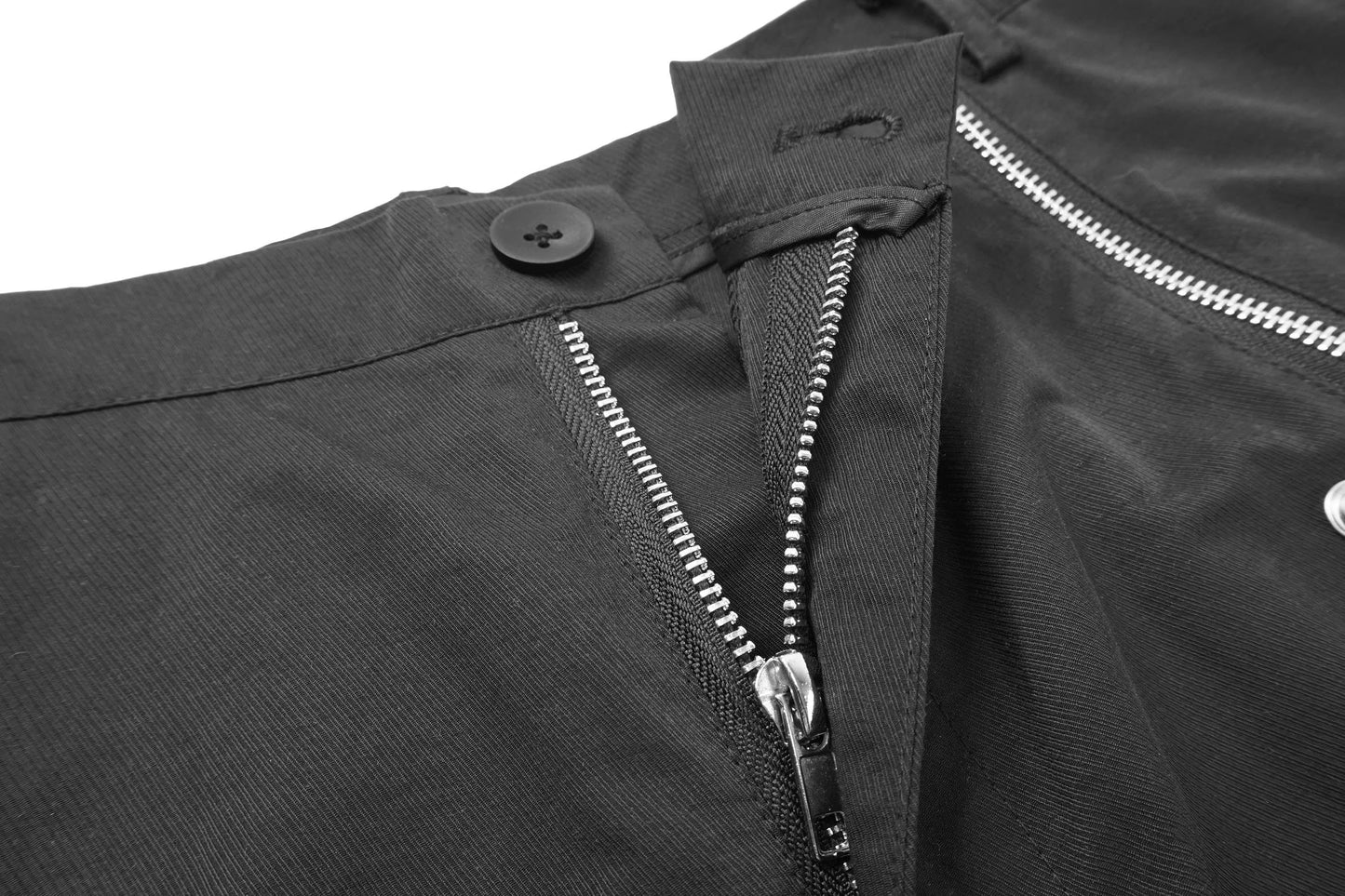 Center-Zip Utility Shorts