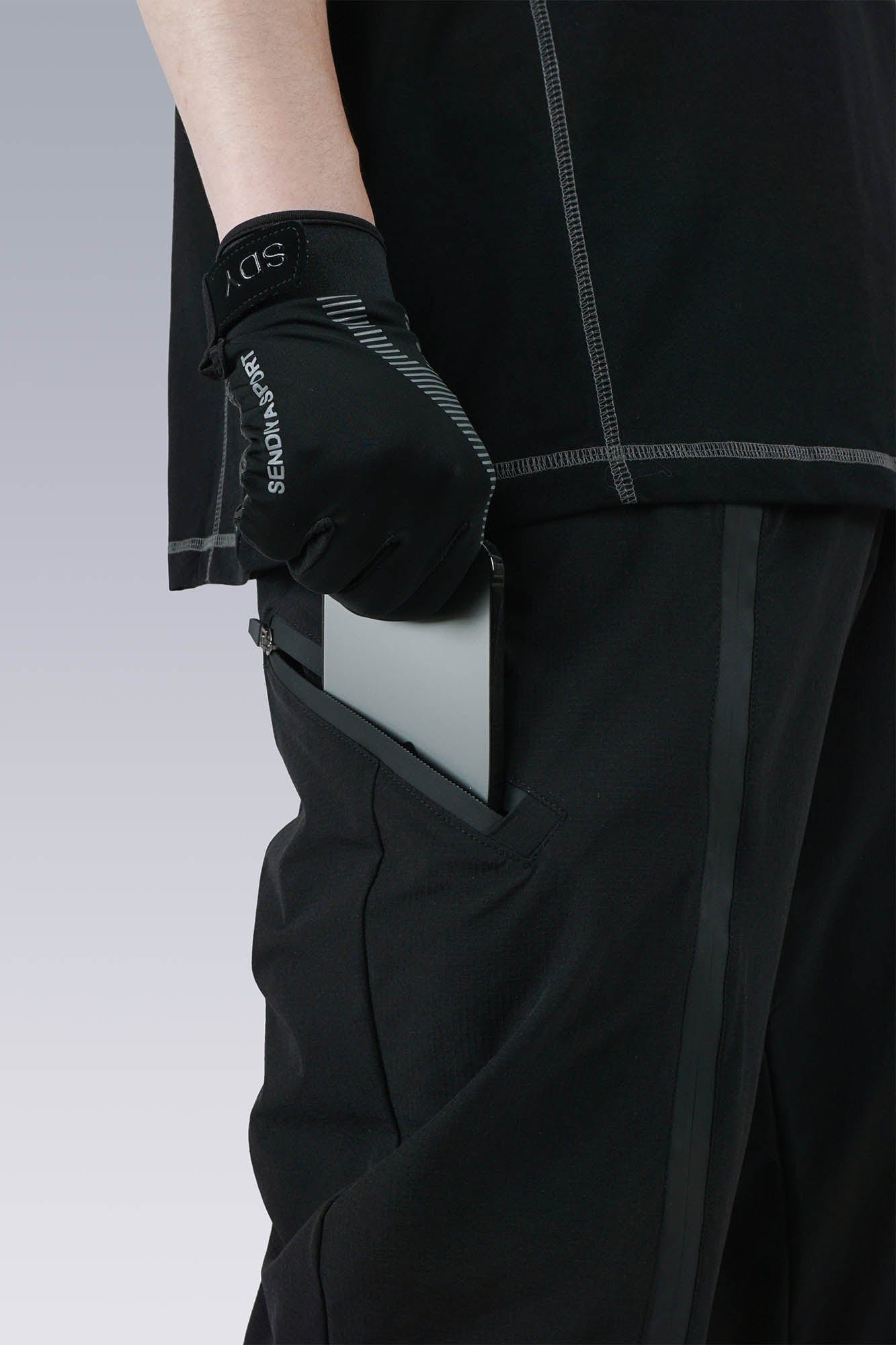 Center-Zip Split Quick-Dry Pants