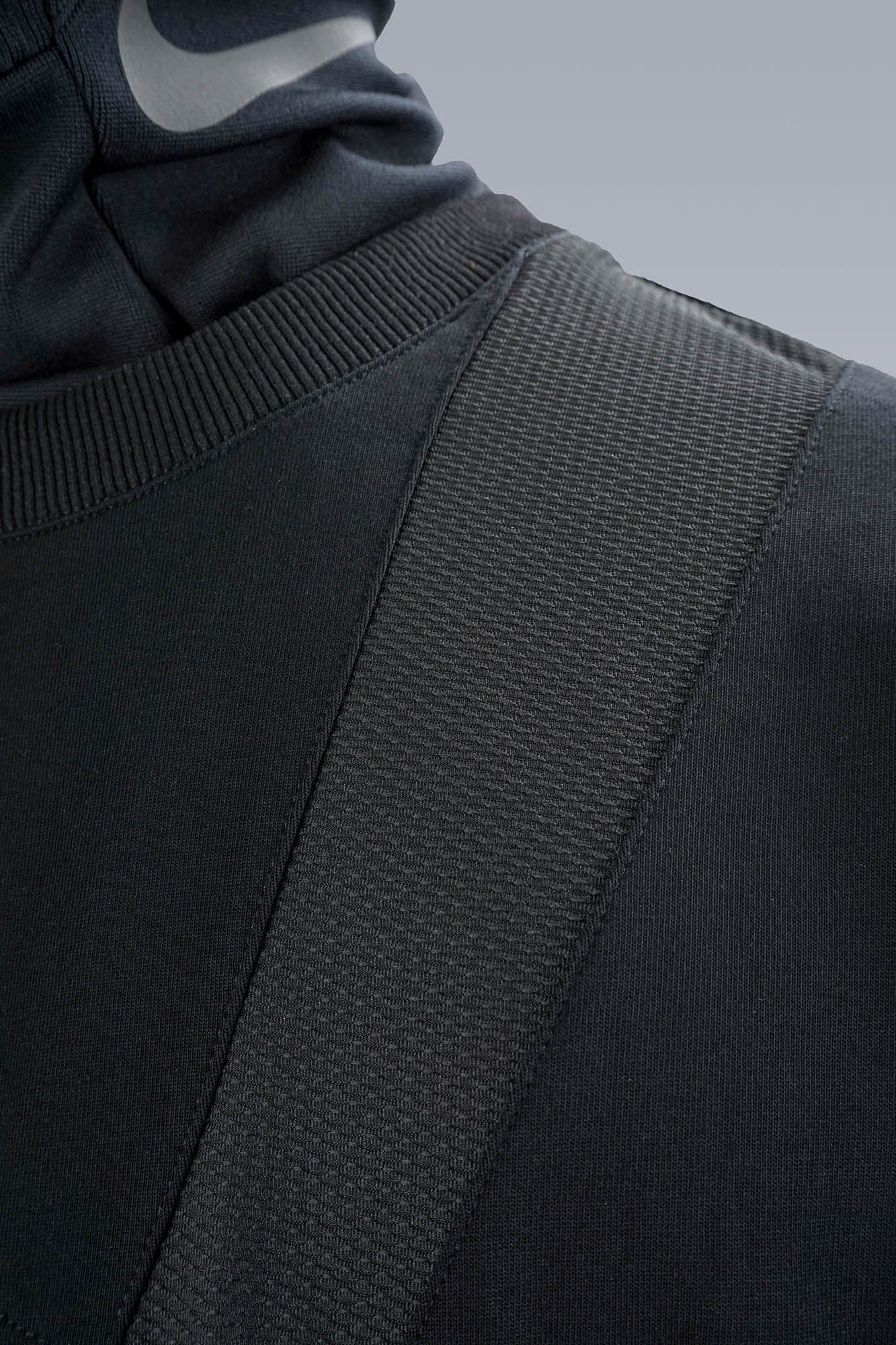 Asymmetrical Mesh Deconstructed T-Shirt