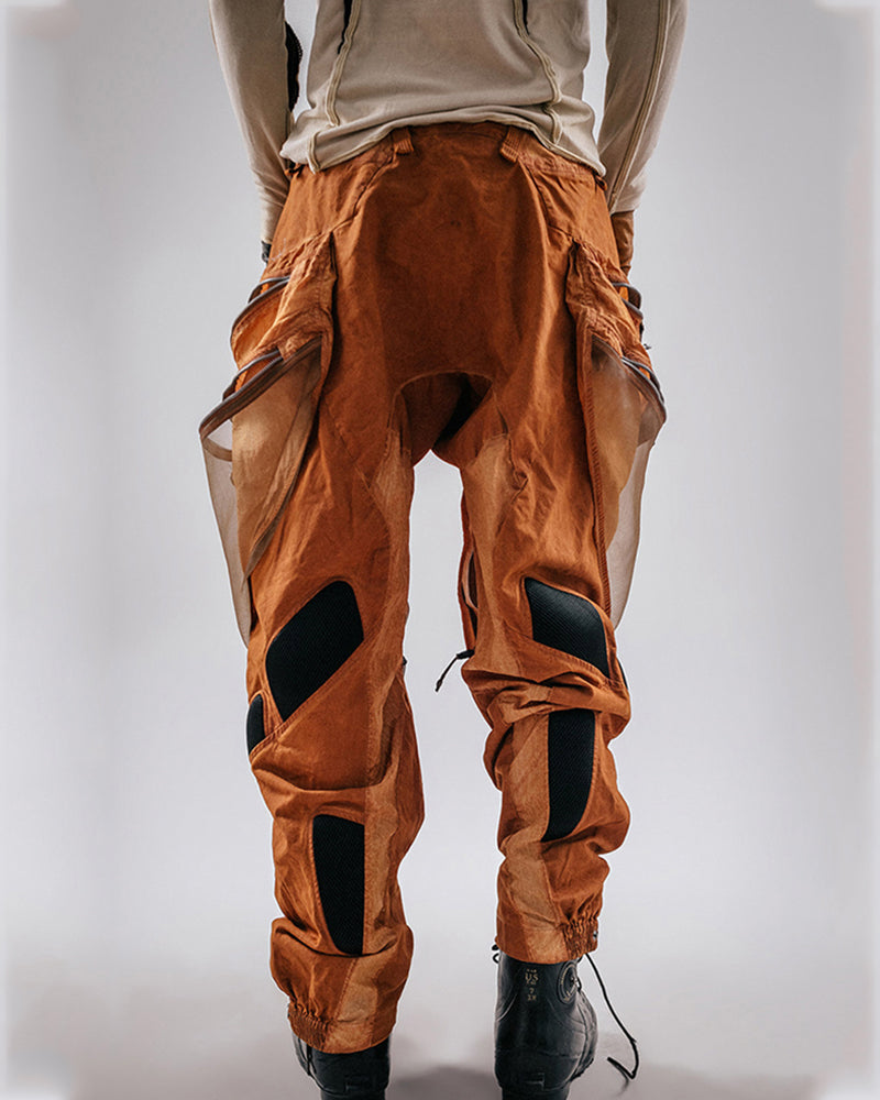 Post-Apocalypti Dune Wasteland Techwear Flight Pants
