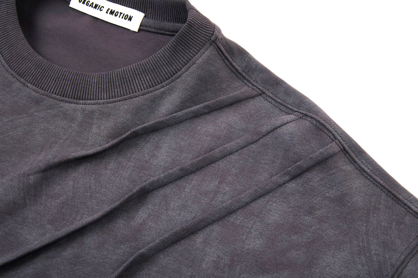 Scratch Spliced Washed T-Shirt