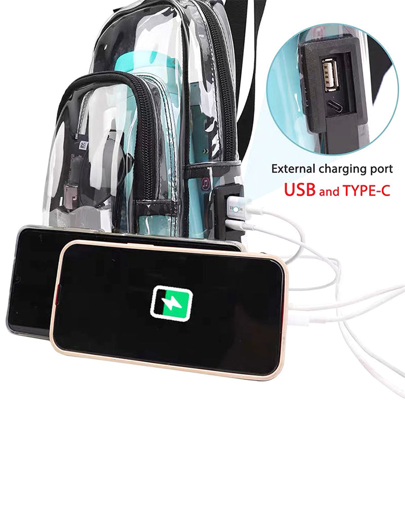 Transparent Shoulder Bag