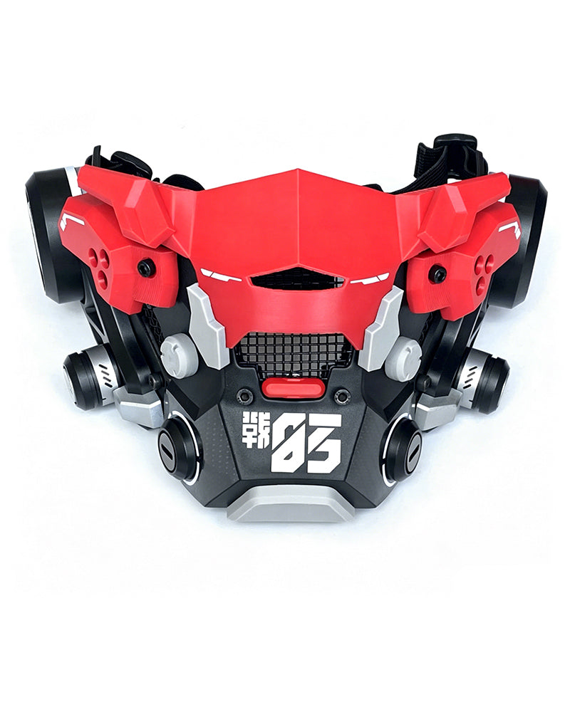 Cyberpunk Mesh Half Face Mask