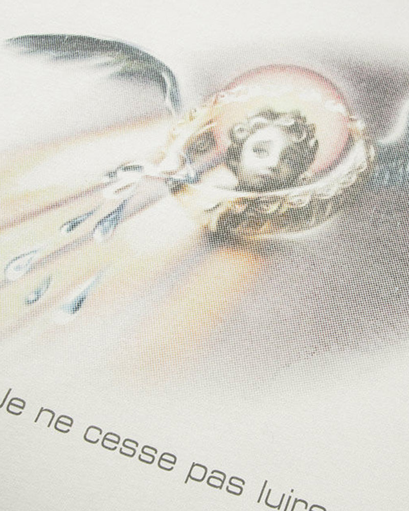 Vintage Angel Halftone Print T-Shirt